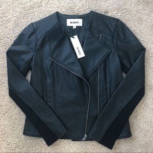 Leather Jacket Black BB Dakota NWT